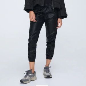 NEW Zara faux leather joggers - XS